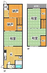 大阪市西成区天下茶屋東2丁目　中古テラスハウス