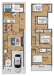 大阪市平野区背戸口1丁目　中古戸建