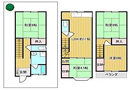 大阪市東成区中道4丁目　中古戸建