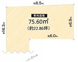 大阪市阿倍野区桃ケ池町1丁目　A号地　売土地