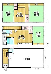大阪市東住吉区住道矢田1丁目　中古戸建