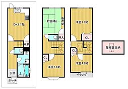 大阪市天王寺区国分町　中古戸建