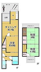 大阪市淀川区野中北1丁目　中古テラスハウス