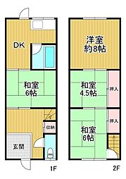大阪市生野区桃谷1丁目　中古テラスハウス