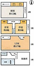 大阪市天王寺区舟橋町　中古戸建