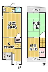 大阪市平野区喜連3丁目　中古テラスハウス