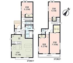 千葉市稲毛区宮野木町1806番　新築戸建　B号棟