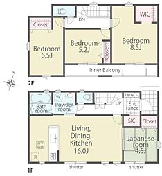 千葉花見川区長作台1丁目　第1期　全1棟