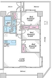 サンクレイドル千葉中央401号室