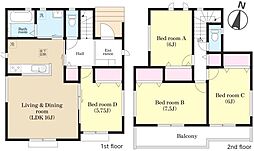 佐倉市王子台2　新築戸建　A号棟