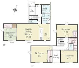 四街道市千代田3丁目25-1期　新築戸建　全1棟