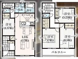 グラファーレ千葉市若葉区千城台東7期　新築戸建て　全2棟