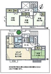 佐倉市大崎台3丁目　戸建て