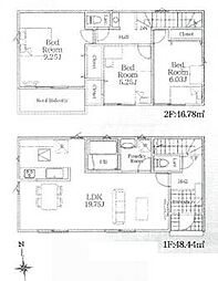 船橋市芝山23-2期　新築戸建て　6号棟