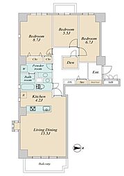 広尾ガーデンヒルズウエストヒルＫ棟