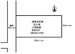 大東市北条3丁目の土地