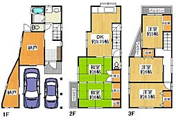 大東市南津の辺町の一戸建て