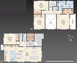 茅ヶ崎市浜竹4丁目1期　新築戸建NO.2　全3棟