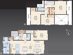 茅ヶ崎市浜竹4丁目1期　新築戸建NO.3　全3棟