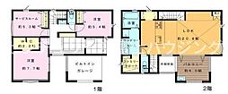 藤沢市鵠沼桜が岡1丁目3　新築戸建　全1棟