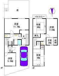 神戸市須磨区横尾３丁目の一戸建て