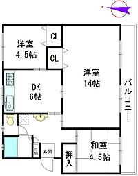 ひよどり台5団地28号棟　501号室