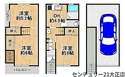 大阪市大正区南恩加島５丁目の一戸建て