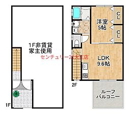 三軒家西1丁目貸家2階