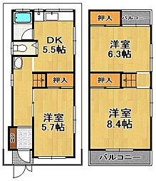 鶴町1丁目貸家