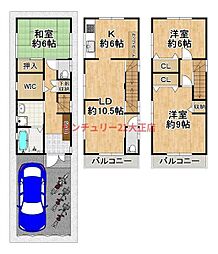 南恩加島1丁目車庫付き貸家