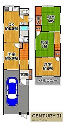 大阪市大正区南恩加島2丁目の一戸建て