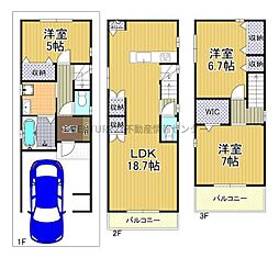 天神ノ森2丁目　新築戸建