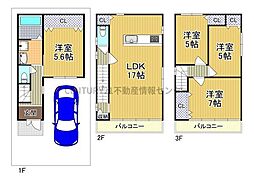 市岡3丁目　中古戸建