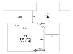 守口市梅町　古家付き土地