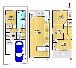 門真市柳町　中古戸建