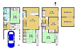 寝屋川市上神田2丁目　中古戸建