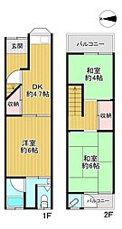 大阪市大正区南恩加島3丁目　中古テラス