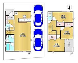 門真市江端町　新築戸建　1号棟