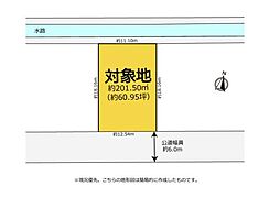 南向き整形地　建築条件なし　浜松市中央区大人見町　売地