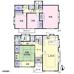 広々とした庭付き　大規模既存集落内
