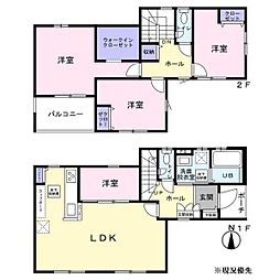 ベイリーフ新居　カーポート付き遠鉄ホーム施工住宅