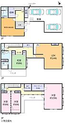 南向き　鉄骨3階建て　頑丈です