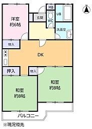 3LDKのゆとりある間取りで、ご家族にも魅力の住まいです。