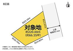 浜名区平口　土地Ｂ区画　建築条件なし