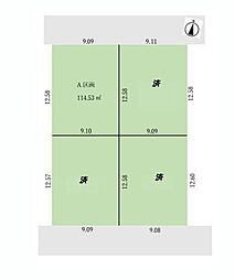 千葉市花見川区柏井1丁目　最終A区画　建築条件なし