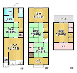 大阪市港区南市岡1丁目　中古テラス