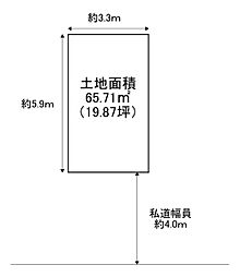 大阪市西淀川区大和田1丁目　古家付売土地