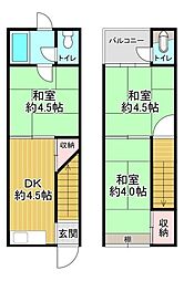 大阪市港区磯路3丁目　中古テラス連棟