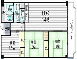 ローレルハイツ北天満2号棟