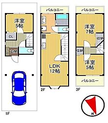 大阪市大正区南恩加島3丁目　中古戸建